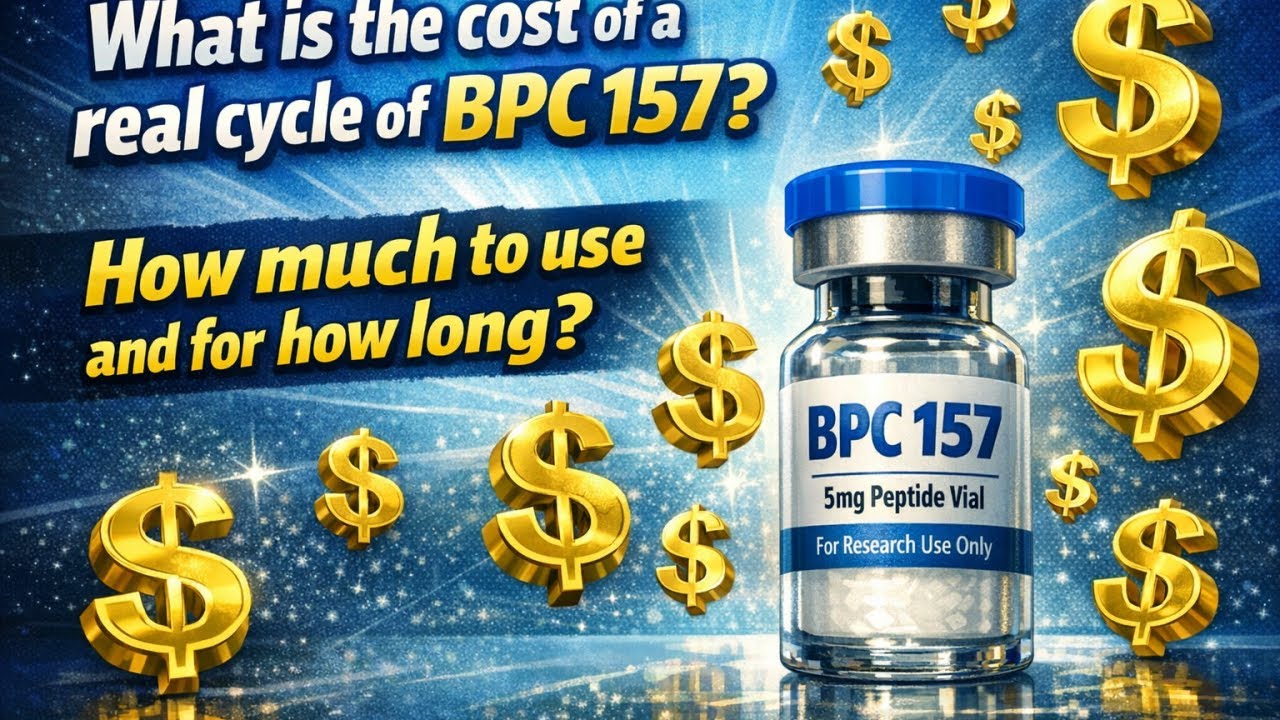 The Cost of Peptides - Part 1 - BPC 157 - What's A Cycle Cost?